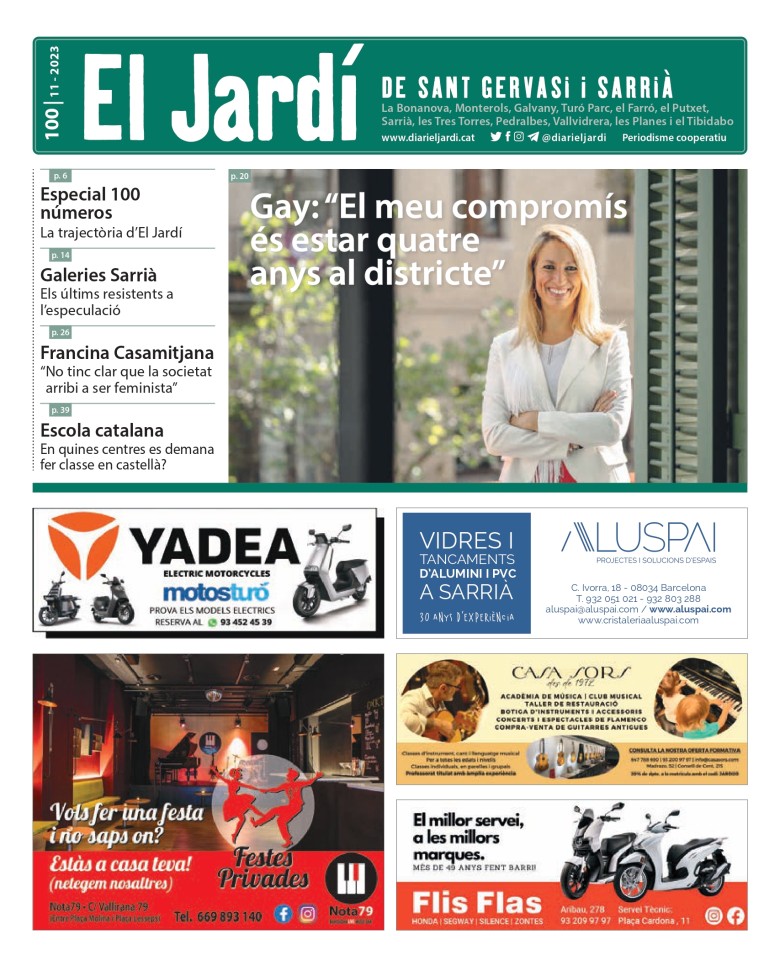 imatge portada El Jardí de Sant Gervasi i Sarrià