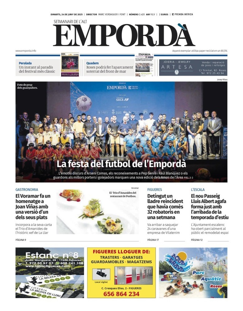 imatge portada Setmanari de l'Alt Empordà