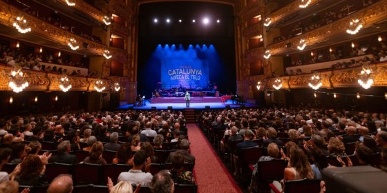 Una imatge del Gran Teatre del Liceu durant la gala de presentació