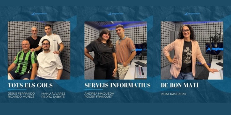 Imagina Ràdio enceta temporada amb novetats i els seus programes habituals