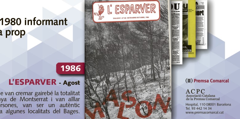 La portada apareguda l'octubre de 1986