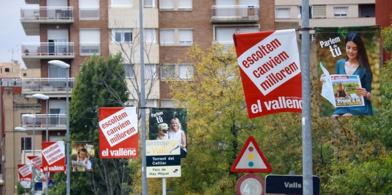 Campanya de banderoles d'El Vallenc.