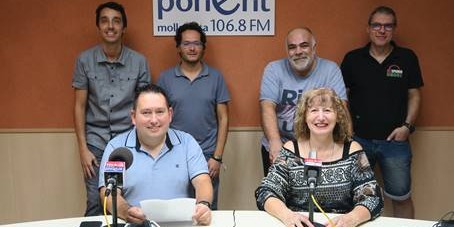 Part de l’equip que afronta la nova temporada a Ràdio Ponent.