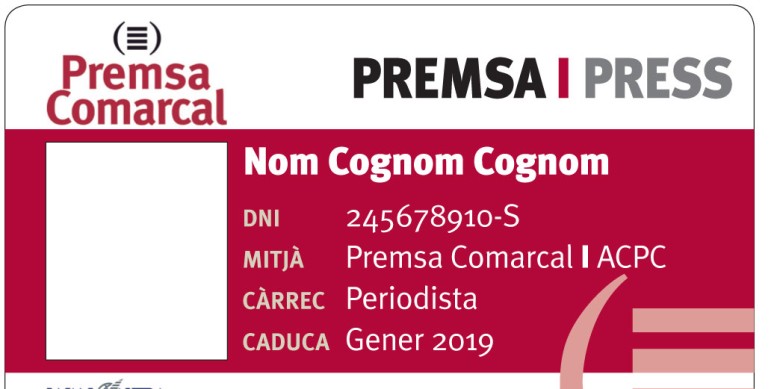 Premsa Comarcal també acredita els professionals del col·lectiu