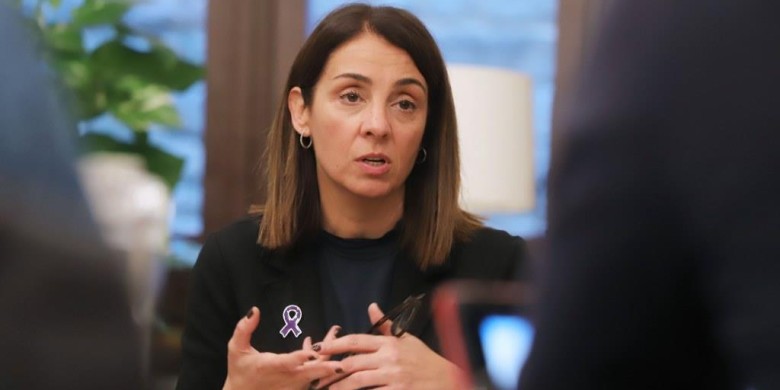 Meritxell Budó dimarts al Palau de la Generalitat