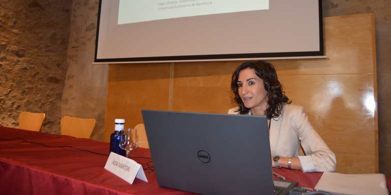 La doctora Aida Martori durant la convenció celebrada a La Jonquera l'any 2019