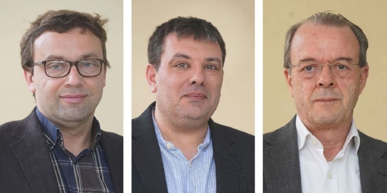 D'esquerra a dreta, Josep Callol, Oriol Puig i Jordi Xargayó. Foto: MARC MARTÍ