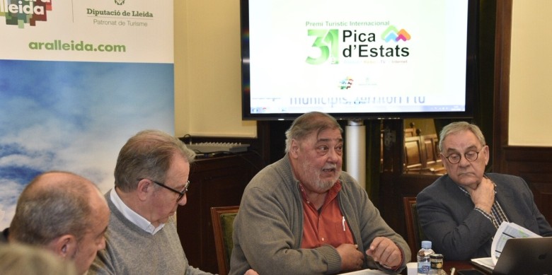 La presència d'Antonio Franco en la reunió del jurat del 31è Premi Pica d'Estats el 8 de febrer / Diputació de Lleida