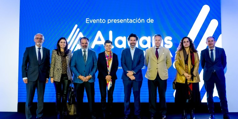 Un moment de l'acte de presentació del projecte Alayans Media.