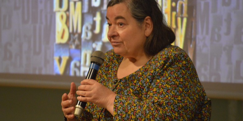 Maria Carme Junyent a la convenció de l'ACPC l'any 2022 celebrada a Barcelona