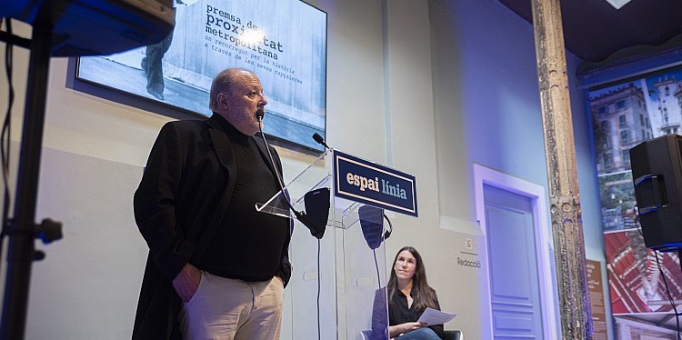 Francesc Fàbregas va dir que reivindicar la premsa local és reivindicar el país. (foto: Joanna Chichelnitzky).