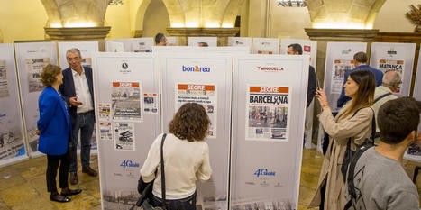 L'exposició de portades dels 40 anys del diari 'Segre' / Jordi Echevarria