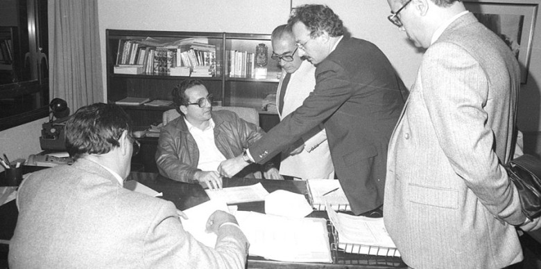 El 1984 Javier Moll es convertia en el nou editor de La Nova Espanya, Llevant i Informació. Foto: Prensa Ibérica