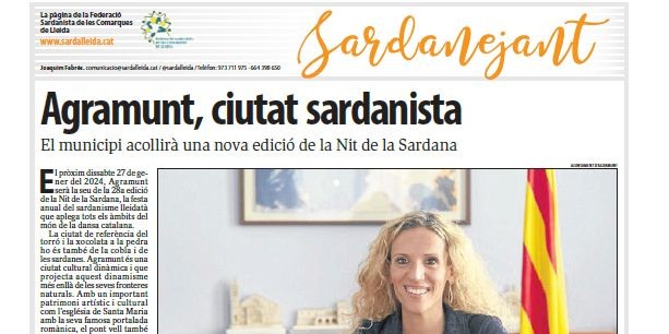 Un captura d'una de les pàgines de 'Sardanejant'.