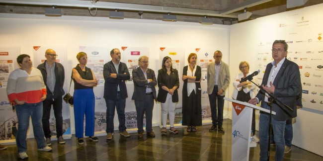 Inauguració de l’exposició de 'Segre' a l’Institut d’Estudis Ilerdencs, el maig de l’any passat / Jordi Echevarria - Segre