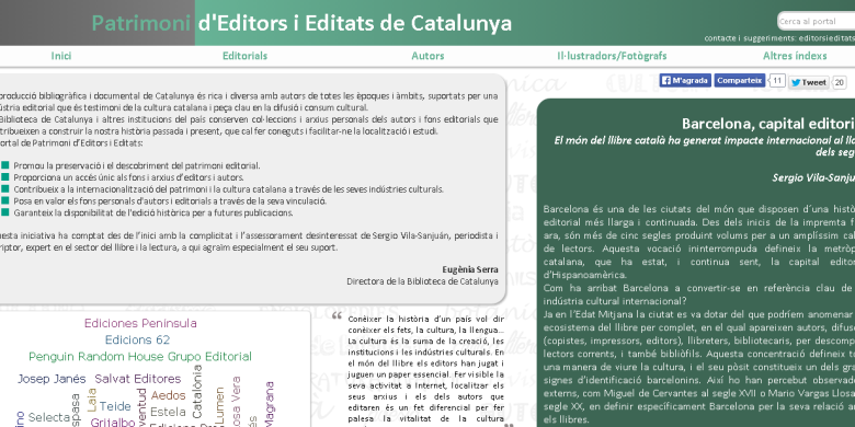 Una imatge del nou portal