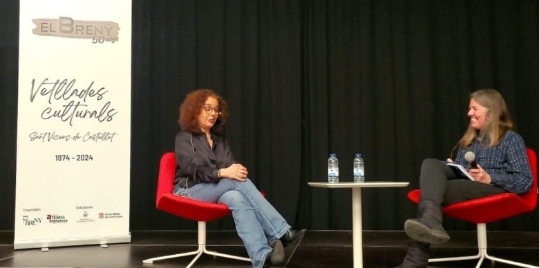 Maribel Sánchez-Maroto i Estel Huguet. Imatges: Nati Luna i Rosa Auguets.