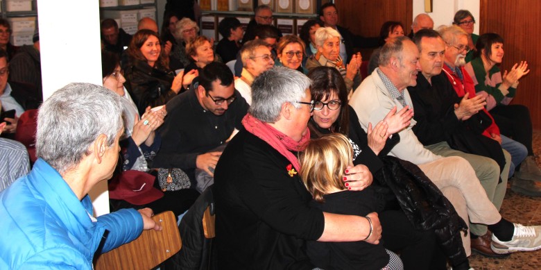 Una cinquantena de persones van assistir a la presentació. Foto: Frederic Vallbona