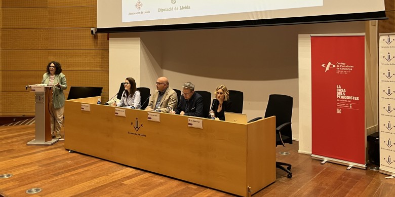IX Simposi de Llibertat de Premsa celebrat a la Universitat de Lleida. Autor: Gladys Soler. Font: CPC Lleida