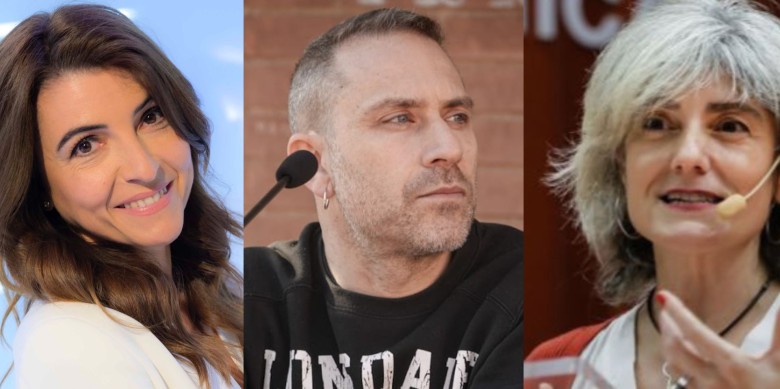 Montserrat Rigall (esquerra) s’afegeix a l’analista de discursos de l’odi, Miquel Ramos; i l’experta en tecnologia i dades, Karma Peiró.