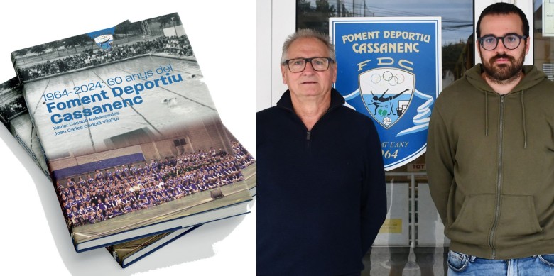 El llibre, i els seus autors; Joan Carles Codolà Vilahur (esquerra) i Xavier Casabó Rabassedas