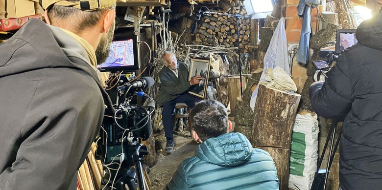 Imatge de l'enregistrament del documental | Font: El 9 Nou
