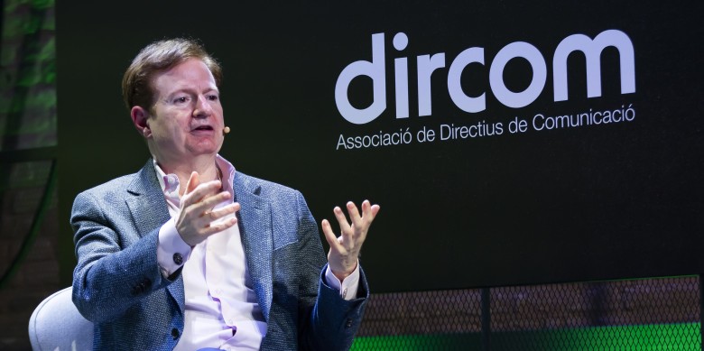 Glenn Kessler, editor del Fact Checker del The Washington Post, en la seva xerrada durant el Netcom organitzat de Dircom Catalunya a Barcelona fa pocs dies. Foto: Dircom Catalunya