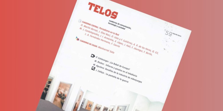 Telos, la revista de Fundación Telefónica que publica l'article de Xose López Garcia que comenta Estanis Alcover i Martí al seu blog