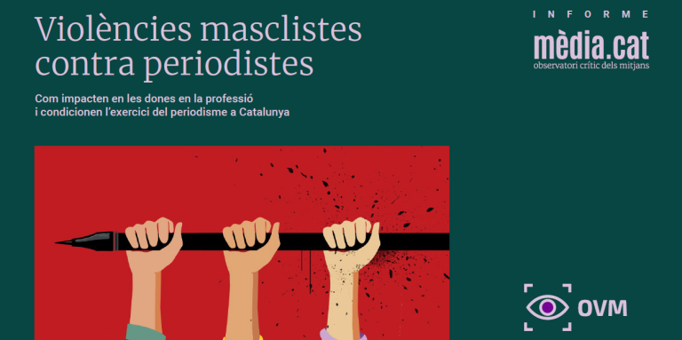 La portada de l'informe publicat per Mèdia.cat.