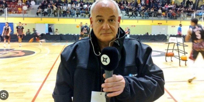 Pere Subirana al Pavelló de la Bisbal. / Twitter Pere Subirana