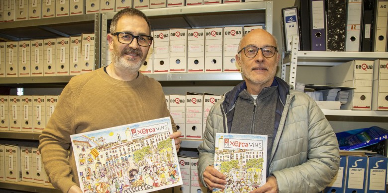El director de la revista, Ricard Gilabert, i el president de l’associació, Ramon Cardona / Laia Pedrós - SEGRE