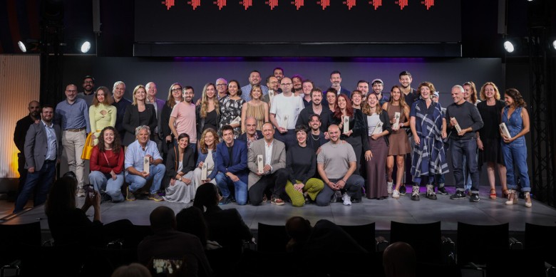 Foto de grup de tots els premiats. Fotografia:  Jordi Borràs Abelló.