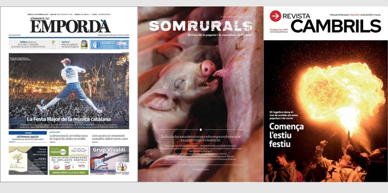 Les tres portades premiades com a Millor Portada de l'Any 2024 de l'ACPC