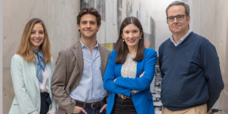 Equip investigador. D'esquerra a dreta: Roncesvalles Labiano, Aurken Sierra, Maria Fernanda Novoa i Alfonso Vara. / Universitat de Navarra