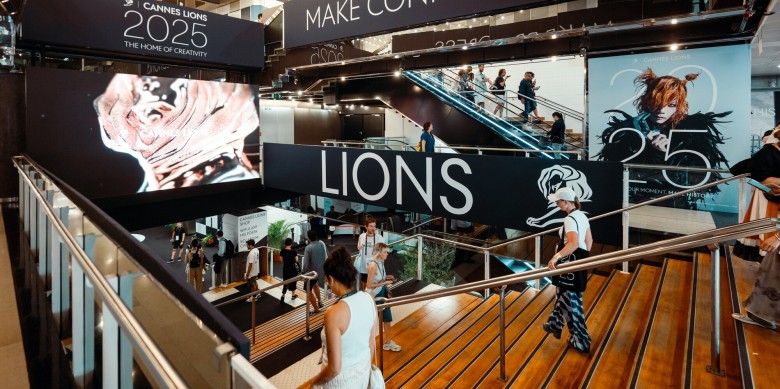 Una imatge del hall on es desenvolupa el certamen. Foto: Festival de publicitat Cannes Lions 2025