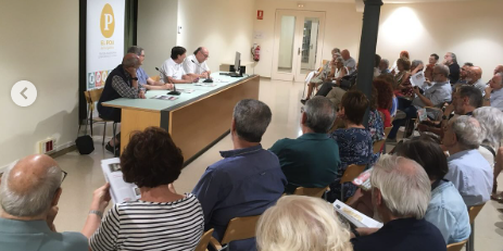 Una imatge del Casino de Manresa durant la presentació del darrer número d'El Pou de la Gallina. Foto: El Pou de la Gallina