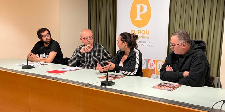 Una imatge del debat celebrat al Casino de Manresa. Foto: El Pou de la Gallina