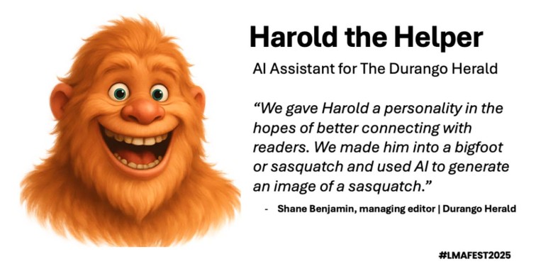A Colorado, The Durango Herald va crear un assistent virtual anomenat Harold, que viu a la web del diari i respon preguntes dels lectors.