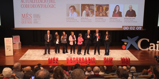 Una imatge del VII Congrés de Periodistes de Catalunya. Font: Col·legi de Periodistes