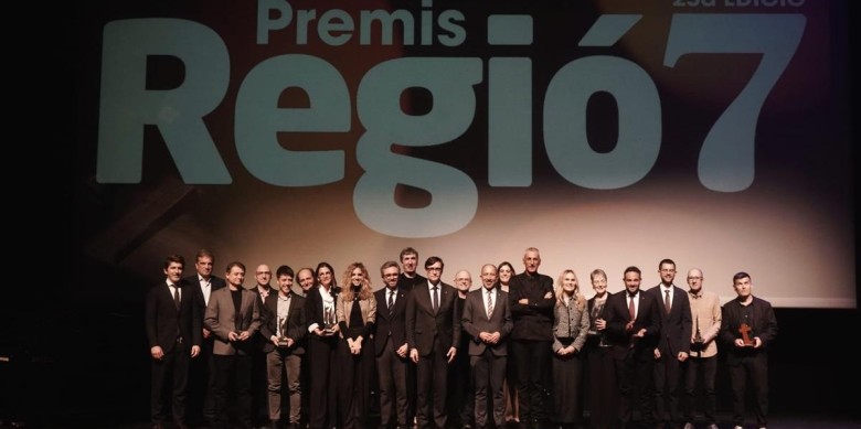 Foto de grup de la gala celebrada el passat dimarts a Manresa. Foto: Mirei Arso / Regió7