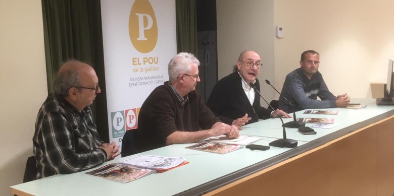 Una imatge de la taula rodona celebrada el passat 3 de desembre al Centre Cultural el Casino de Manresa. Foto: El Pou de la Gallina