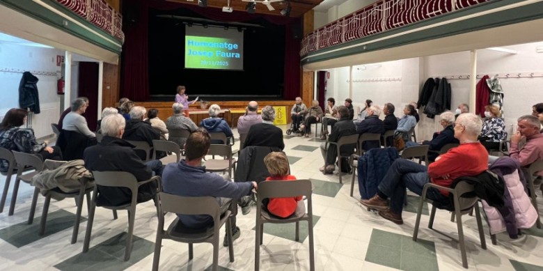Una imatge de l'acte celebrat a La Cooperativa de Font-Rubí. Foto: El Montònec