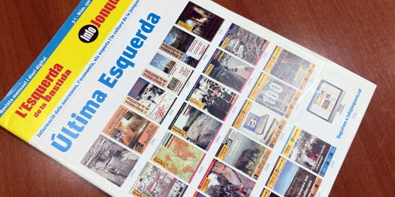Ara fa deu anys que L’Esquerda es va acomiadar del paper | Font: Infojonquera