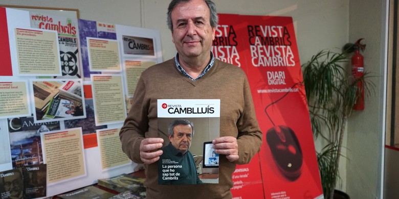 Lluís Rovira i Barenys ha estat director de Revista Cambrils des de 2004 fins 2025 | Foto: Andreu Dalmau