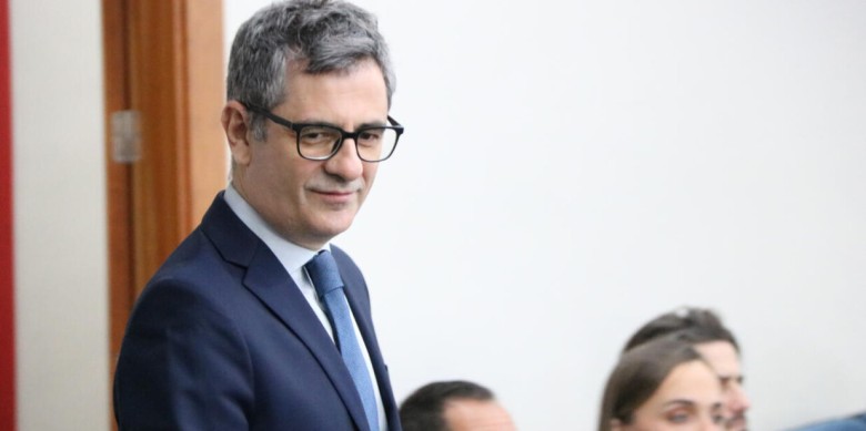El ministre Bolaños a la roda de premsa posterior al Consell de Ministres. Foto: ACN