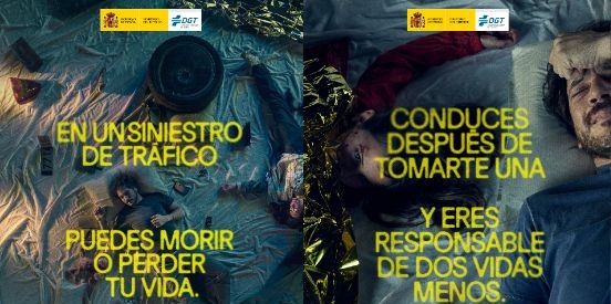 Una de les últimes campanyes de la DGT, l'entitat que aplega un major pressupost per a la seva difusió institucional en mitjans.