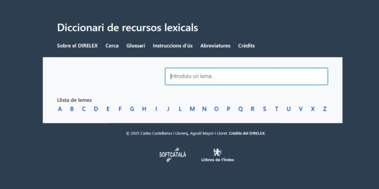 Sofcatalà publica el «Diccionari de recursos lexicals» en línia