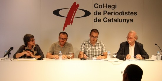 Presentació de la Declaració al Col·legi de Periodistes