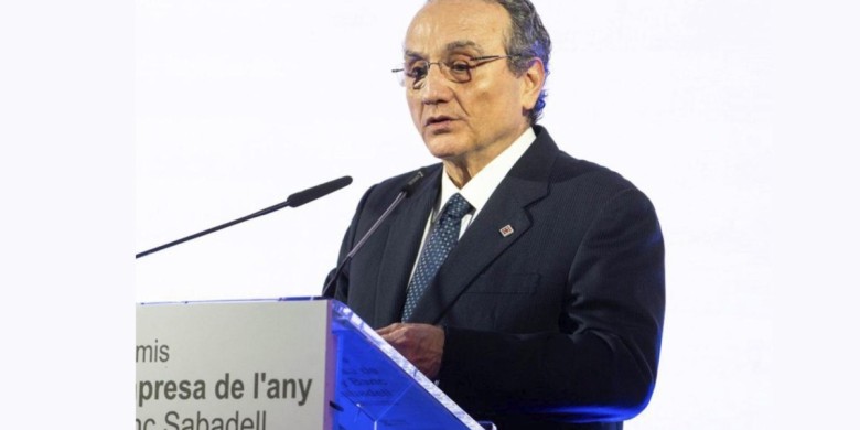 Javier Moll, president de Prensa Ibérica, durant el seu discurs