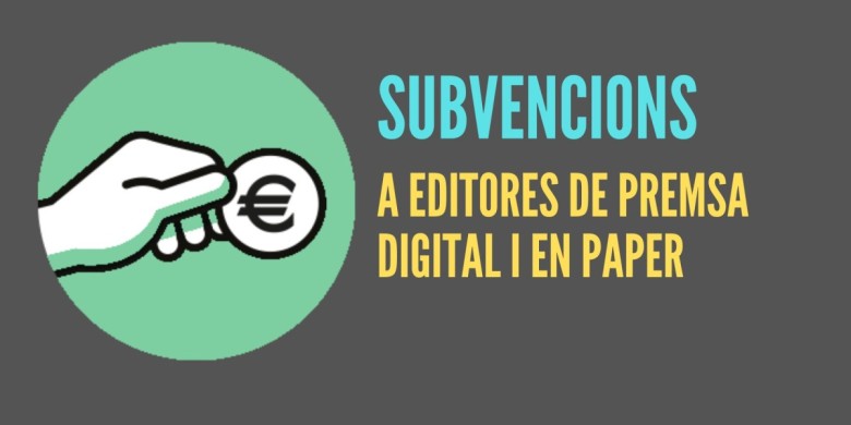 Convocades les subvencions a editores de premsa digital i en paper